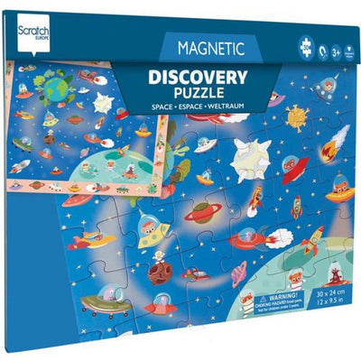 SCRATCH - Magnetische Puzzel - Space 3+ - Le CirQue Kidsconceptstore 