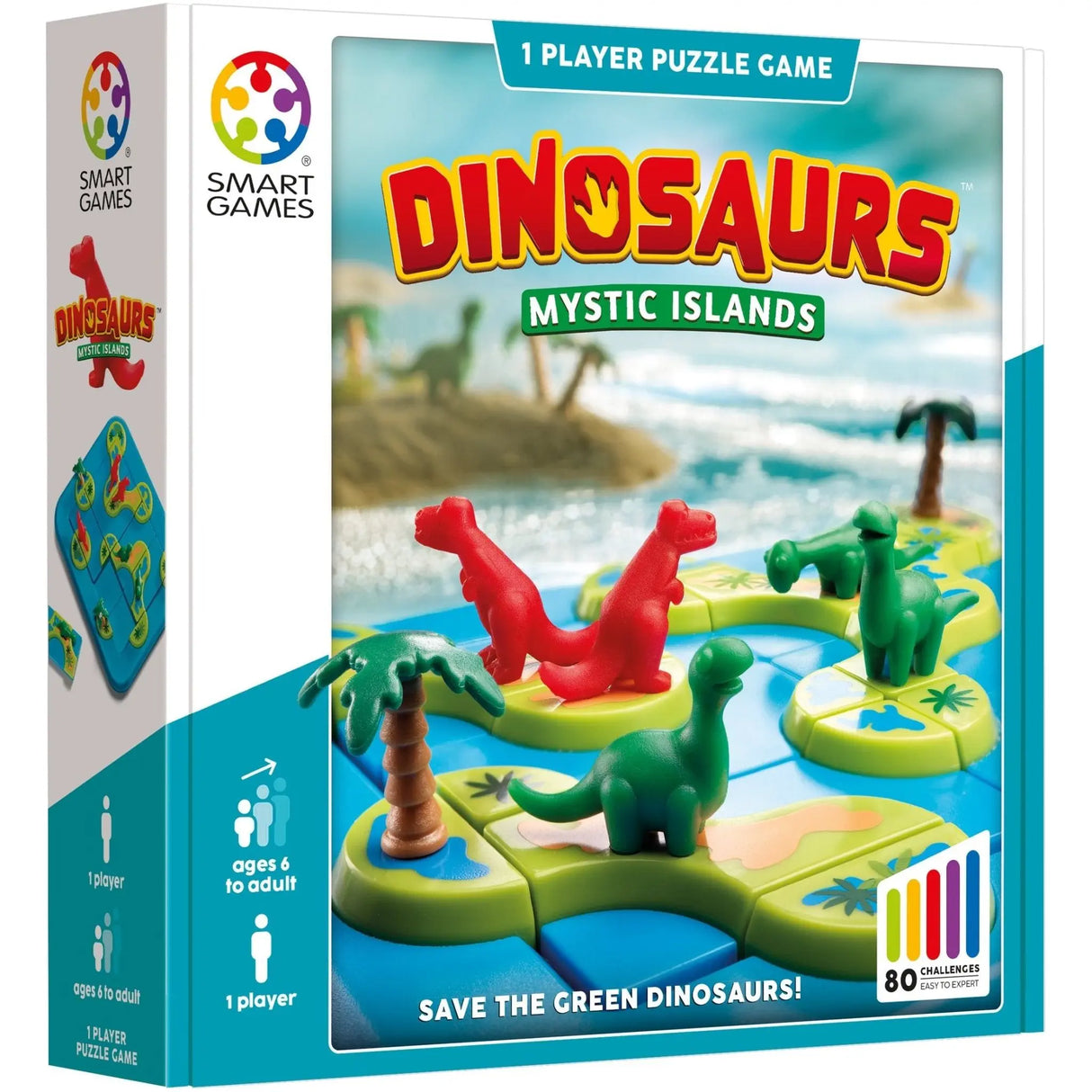 SMART GAMES | Educatief Solo Spel | Dinosaurs Mystic Island 6+ - Le CirQue Conceptstore