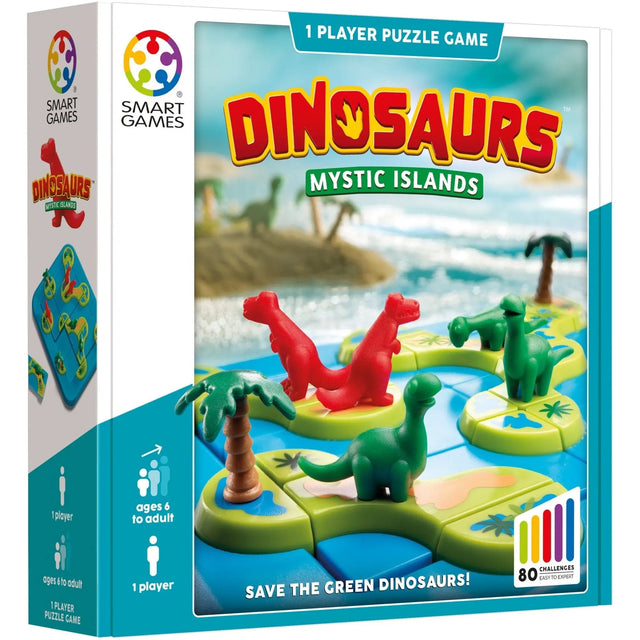 SMART GAMES | Educatief Solo Spel | Dinosaurs Mystic Island 6+ - Le CirQue Conceptstore