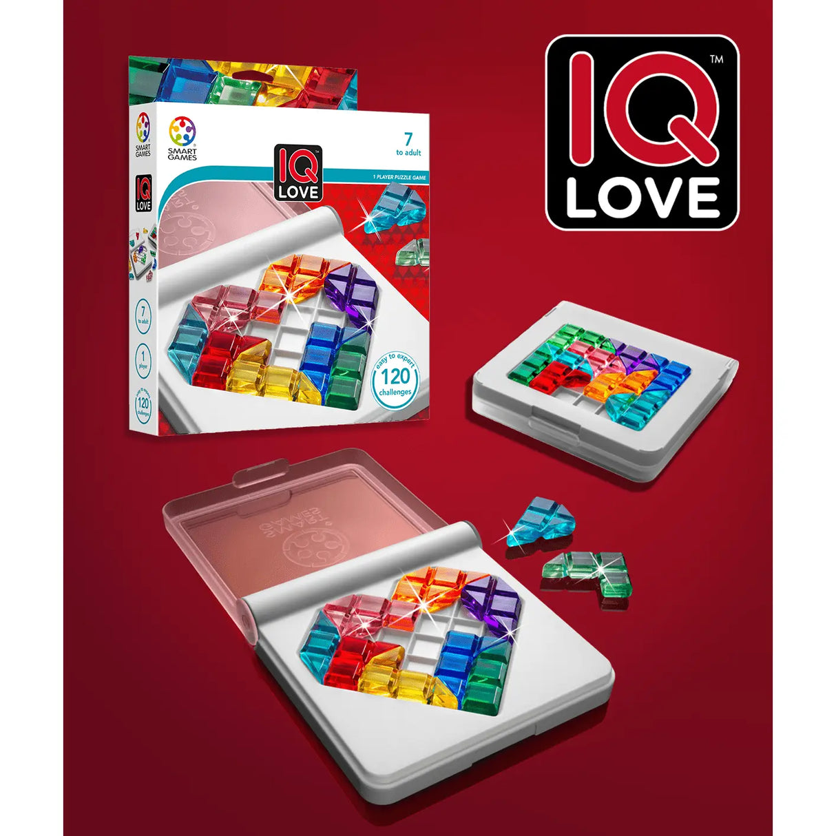 SMART GAMES | Educatief Solo Spel | Pocket IQ Love 7+ - Le CirQue Conceptstore