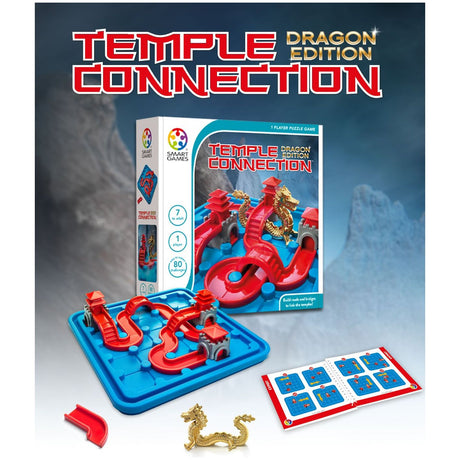 SMART GAMES | Educatief Solo Spel | Temple Connection Dragon Edition 7+ - Le CirQue Conceptstore