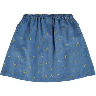 SOFT GALLERY - Dizzy Chambray Skirt Denim - Le CirQue Kidsconceptstore 