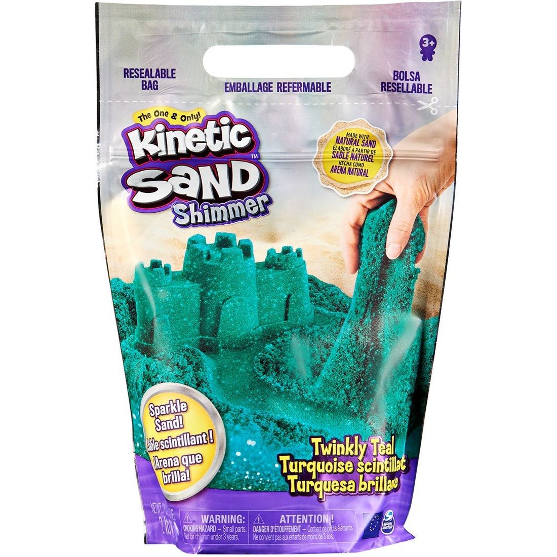 SPIN MASTER | Kinetic Sand Turquoise Glitter - Le CirQue Conceptstore