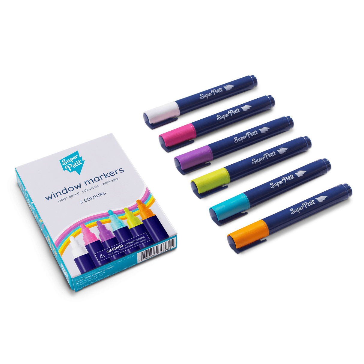 SUPER PETIT | 6 Window Markers 3+ - Le CirQue Conceptstore