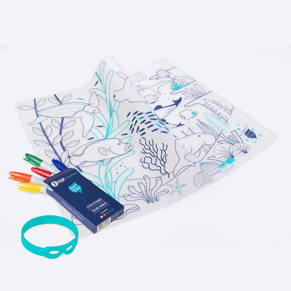 SUPER PETIT | Inkleurbare Placemat | Coral Reef 3+ - Le CirQue Conceptstore