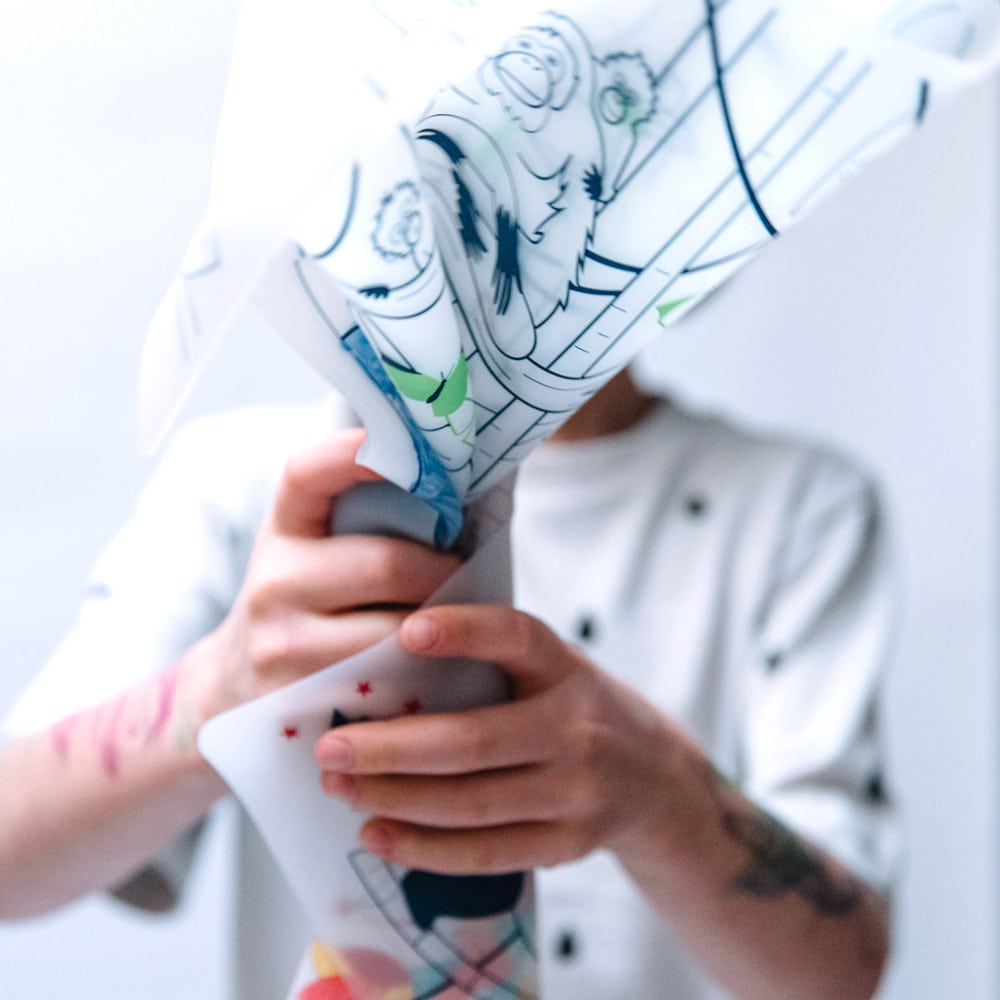 SUPER PETIT | Inkleurbare Placemat | Jungle 3+ - Le CirQue Conceptstore