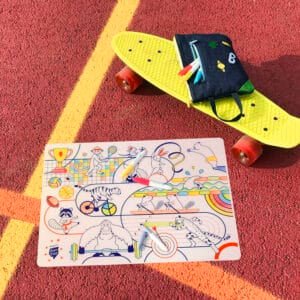 SUPER PETIT | Inkleurbare Placemat | Olympic Sport 3+ - Le CirQue Conceptstore