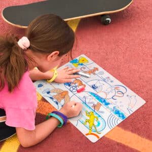 SUPER PETIT | Inkleurbare Placemat | Olympic Sport 3+ - Le CirQue Conceptstore