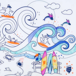 SUPER PETIT | Inkleurbare Placemat | Surf 3+ - Le CirQue Conceptstore