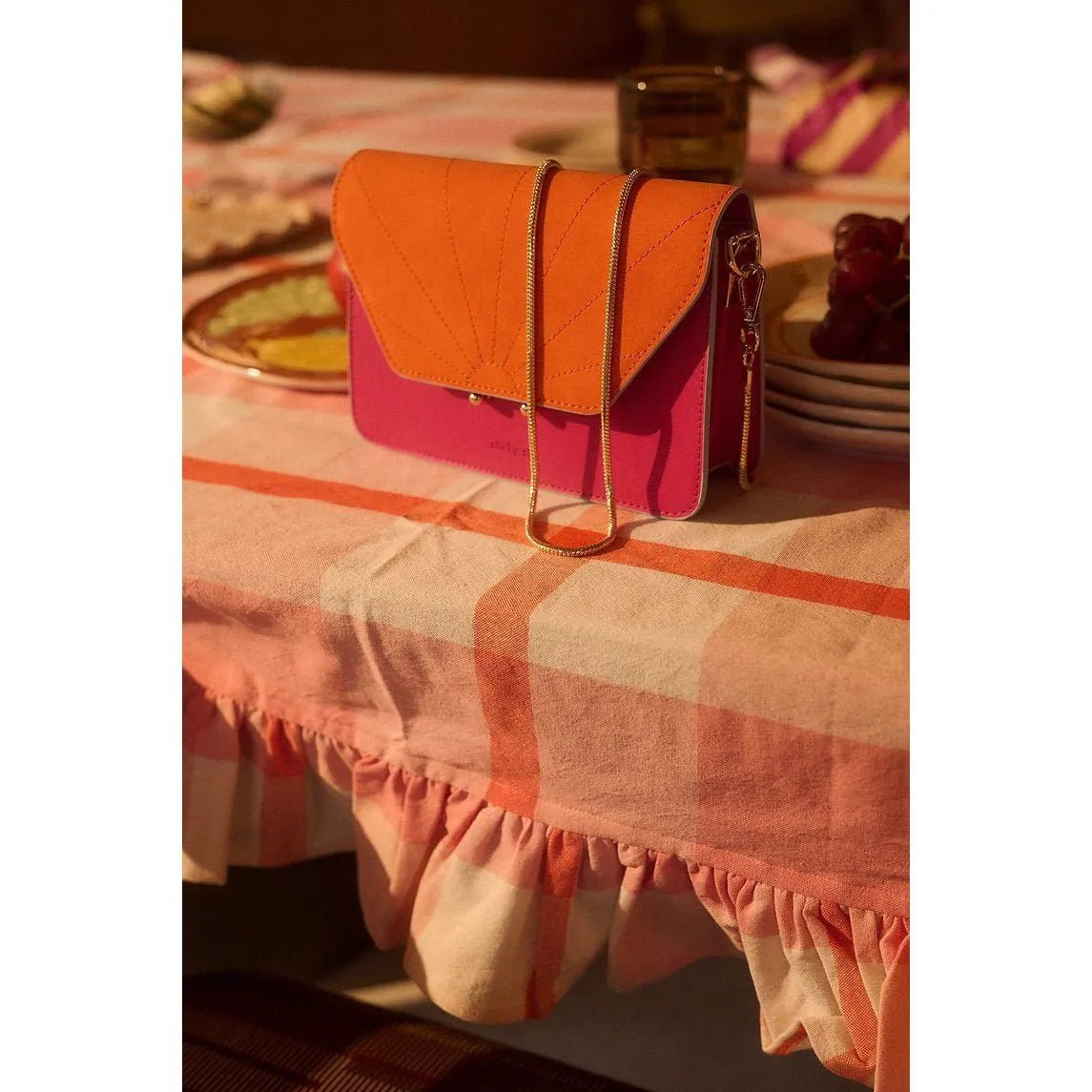 The Sticky Sis Club | Schoudertas | Positano Purple & Arancia Orange - Le CirQue Conceptstore