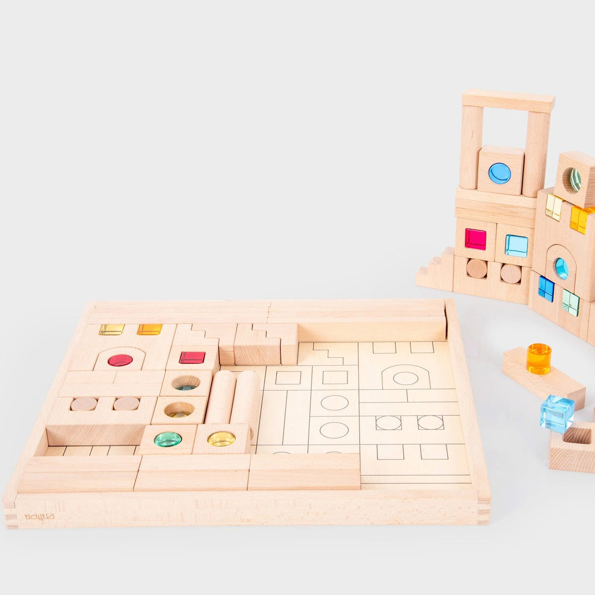 TICKIT | Houten Bouwstenen Superset - Le CirQue Conceptstore