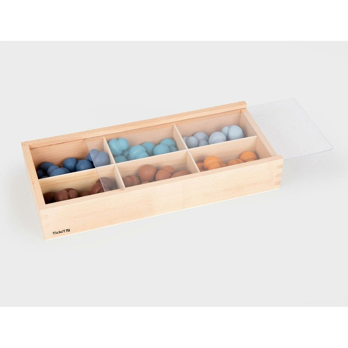 TICKIT - Houten Ontdekkingsdozen 3+ - Le CirQue Conceptstore