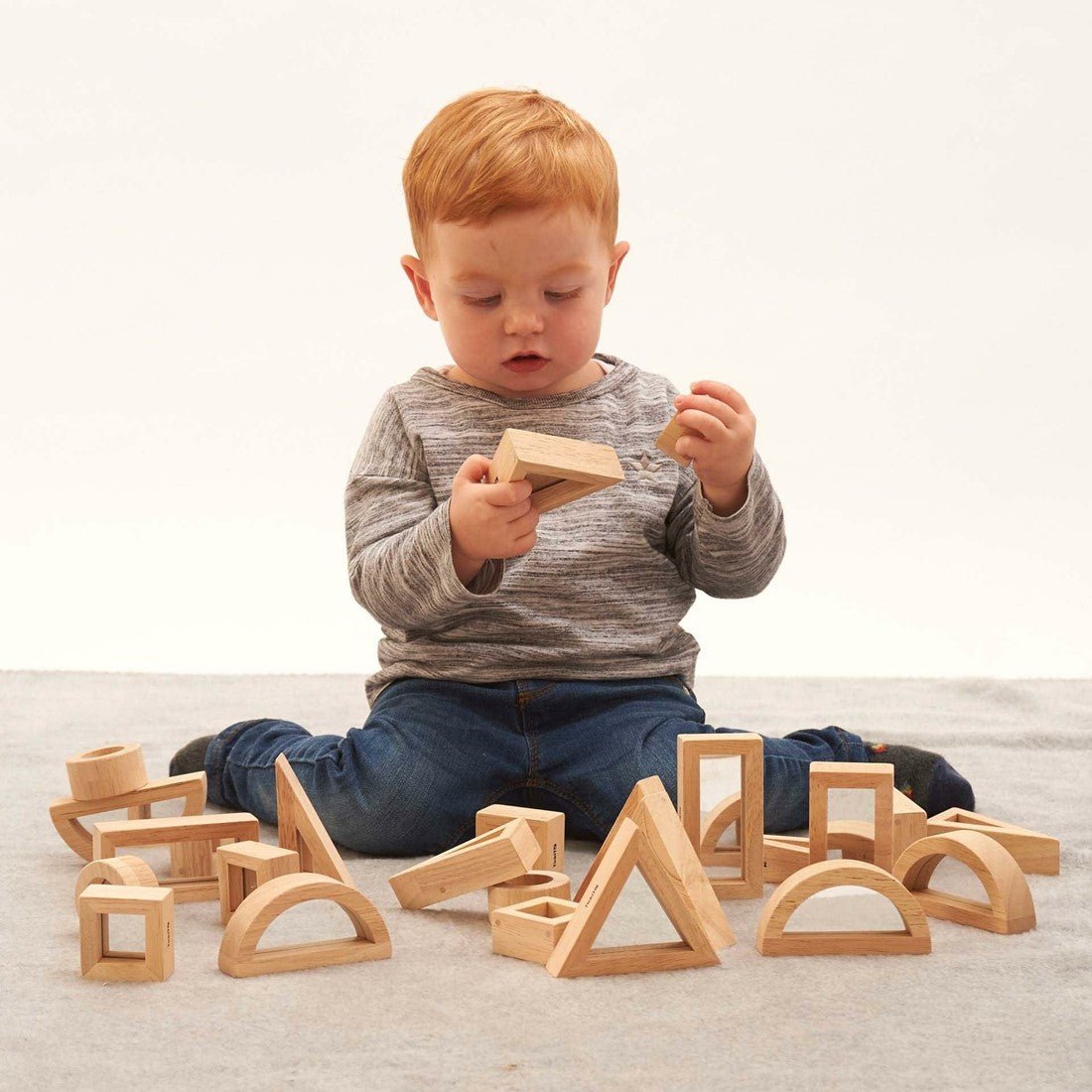TICKIT | Houten Spiegel blokken - Le CirQue Conceptstore