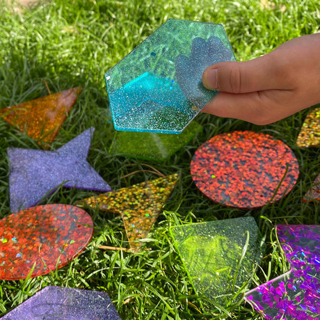 TICKIT | Regenboog Glitter Vormen - Le CirQue Conceptstore