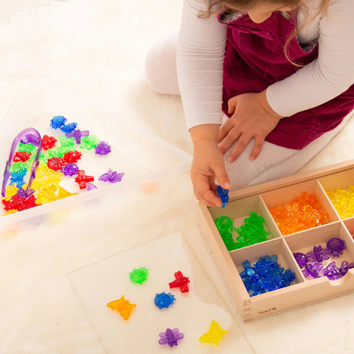 TICKIT | Transparant Sorteer Insecten (96stuks) - Le CirQue Conceptstore