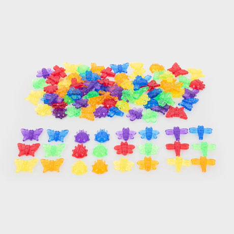 TICKIT | Transparant Sorteer Insecten (96stuks) - Le CirQue Conceptstore