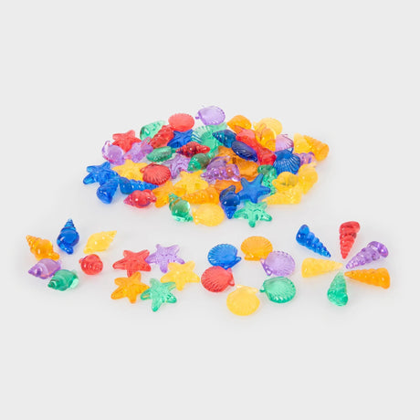 TICKIT | Transparant Sorteer Schelpen (72stuks) - Le CirQue Conceptstore