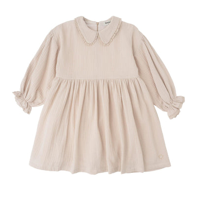 TOCOTO VINTAGE - Dress - Offwhite with lace - Le CirQue Kidsconceptstore 