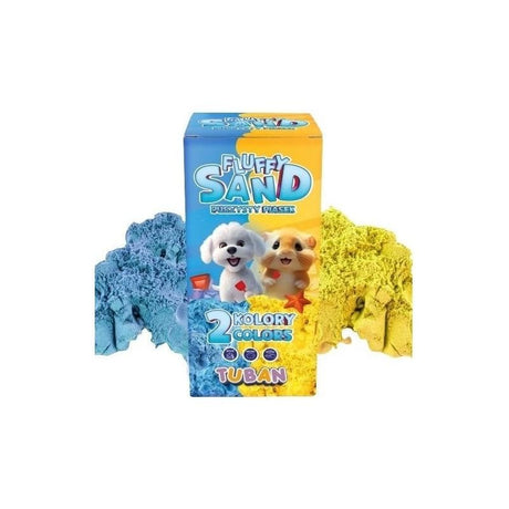 TUBAN - Fluffy Sand "Blue/Yellow" 3+ - Le CirQue Conceptstore