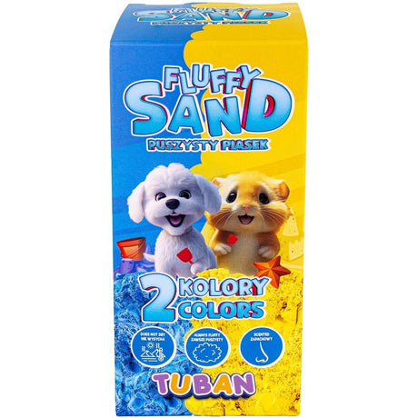 TUBAN - Fluffy Sand "Blue/Yellow" 3+ - Le CirQue Conceptstore