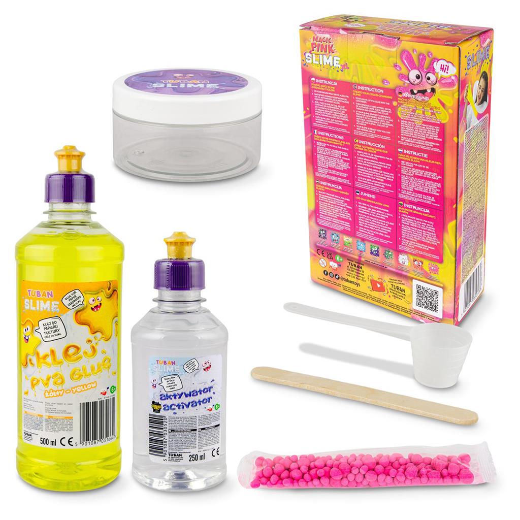 TUBAN | Maak Je Eigen Slijm | Magic Pink XL - Le CirQue Conceptstore