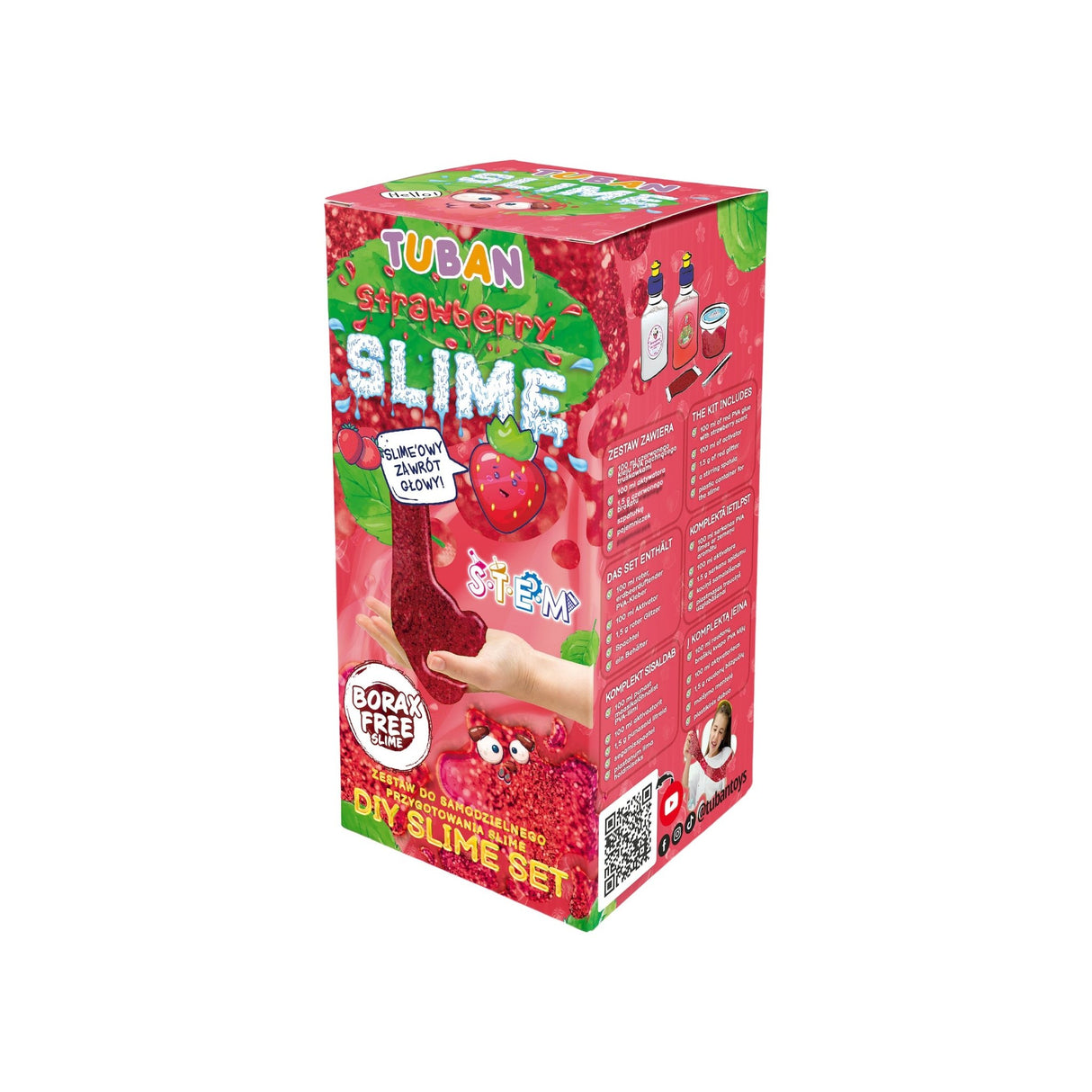 TUBAN | Maak Je Eigen Slijm | Strawberry - Le CirQue Conceptstore
