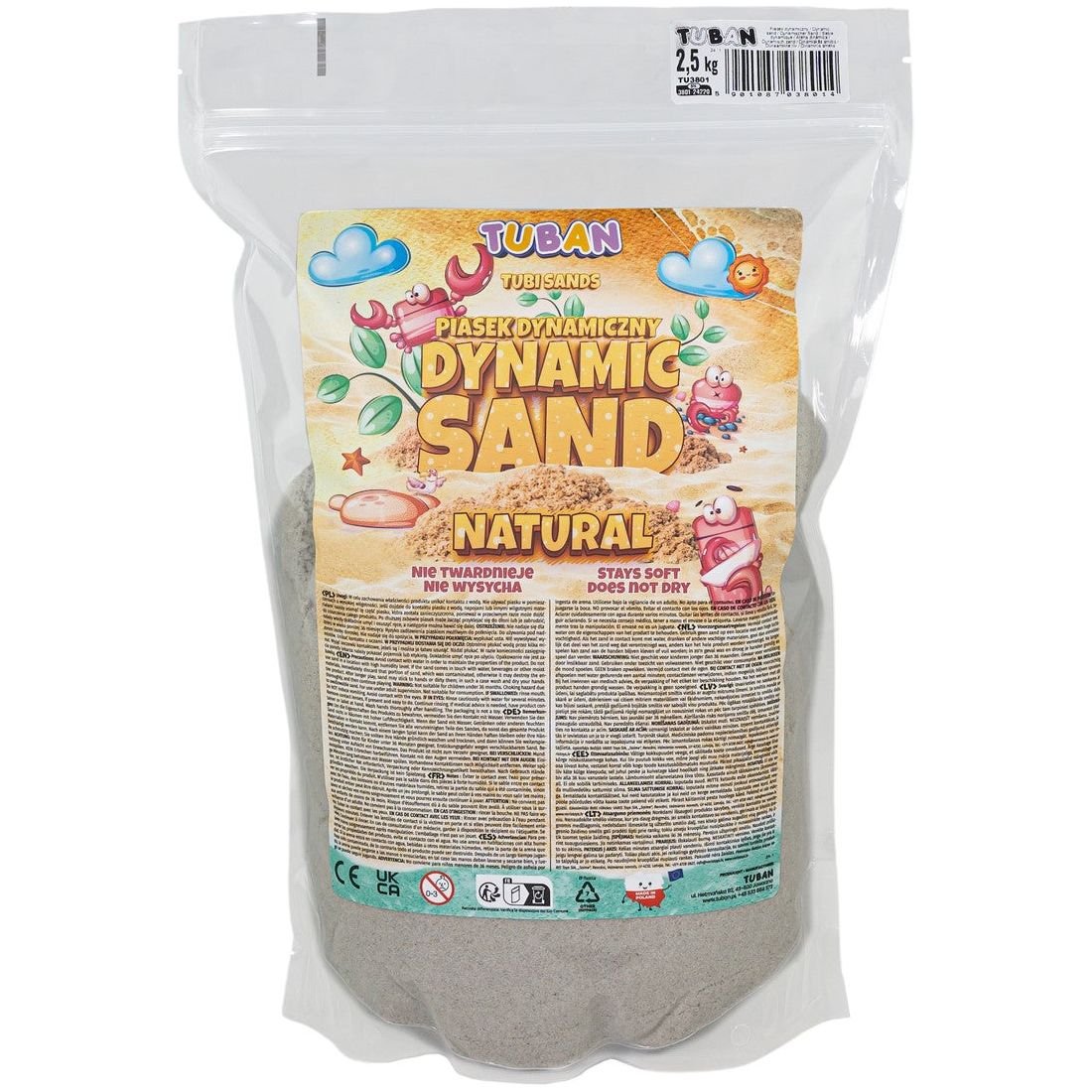 TUBAN | Sensorisch | Dynamic Kinetic Sand | (1kg/2,5kg/5kg) - Le CirQue Conceptstore