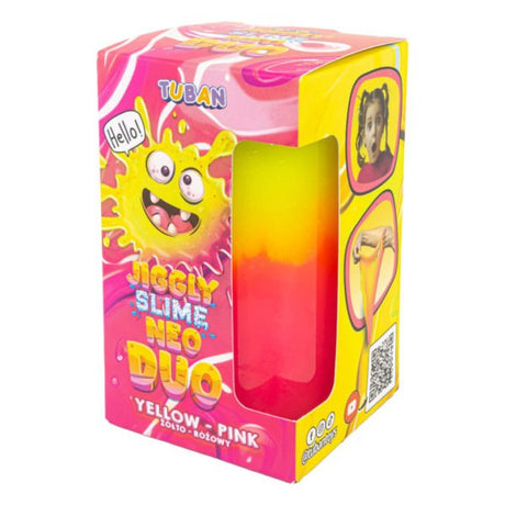 TUBAN | Slijm | Jiggly Slime Neon Yellow & Pink - Le CirQue Conceptstore