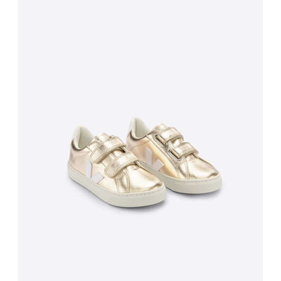 VEJA - Esplar Leather Platine White - Le CirQue Kidsconceptstore 