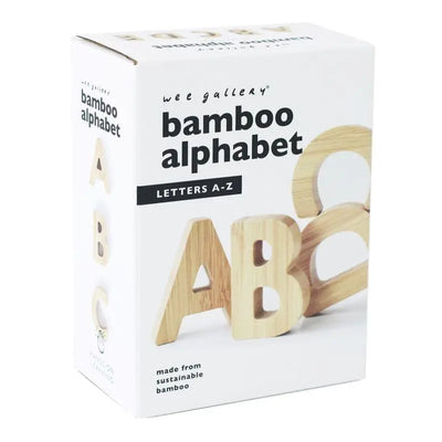 WEE GALLERY -  Bamboo Alphabet 3+ - Le CirQue Kidsconceptstore 