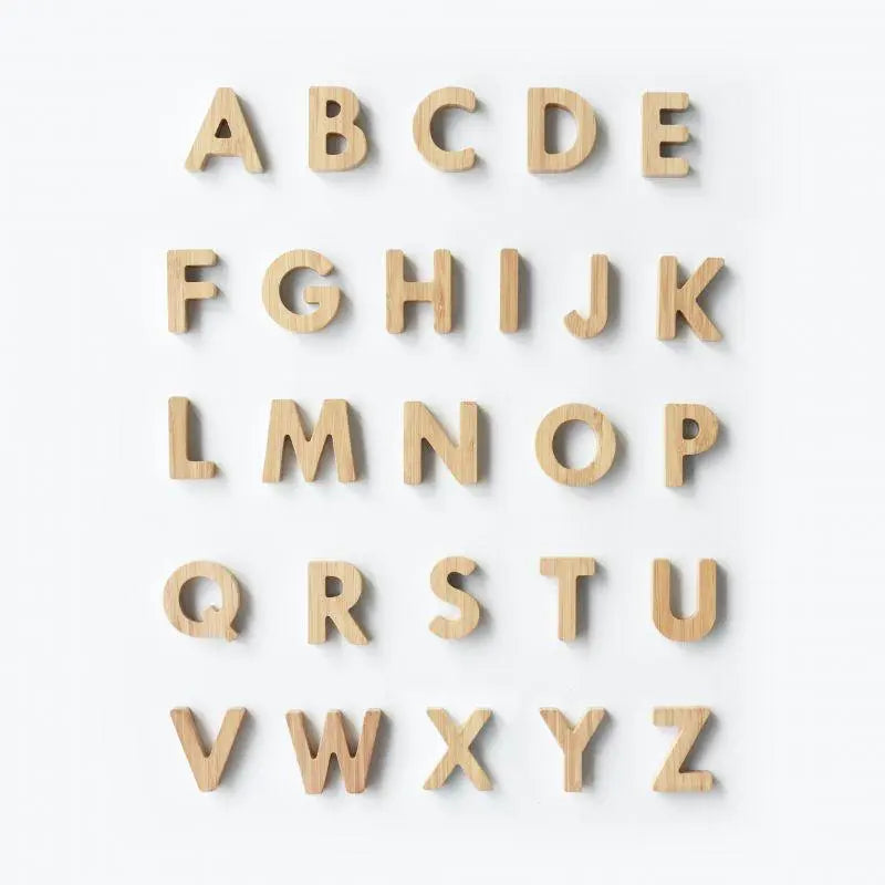 WEE GALLERY -  Bamboo Alphabet 3+ - Le CirQue Kidsconceptstore 