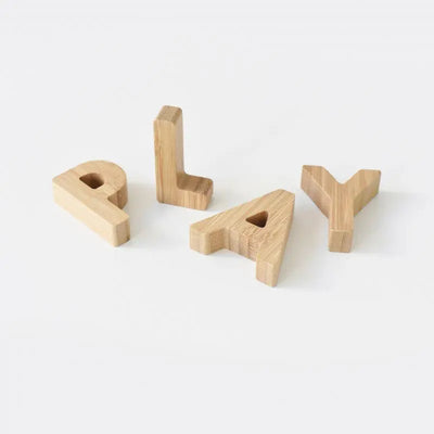 WEE GALLERY -  Bamboo Alphabet 3+ - Le CirQue Kidsconceptstore 
