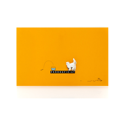LUCKIES - Postkaart & Geluksbrenger "Prrrroficiat" - Le CirQue Kidsconceptstore 