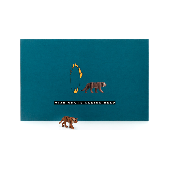 LUCKIES - Postkaart & Geluksbrenger "Mijn grote kleine Held" - Le CirQue Kidsconceptstore 