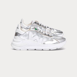 WOMSH - Vegan Sneaker Wave Silver - Le CirQue Conceptstore