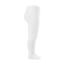 CONDOR - Kousenbroek met open patroon - White (200) - Le CirQue Kidsconceptstore 