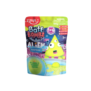 ZIMPLI | Bruisbal | Surprise Bath Bomb "Alien" (Per stuk) - Le CirQue Conceptstore