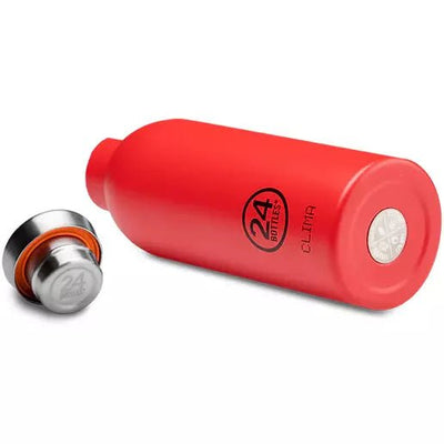 24°BOTTLES - Thermo Clima Bottle Stone Hot Red (500ml) - Le CirQue Kidsconceptstore