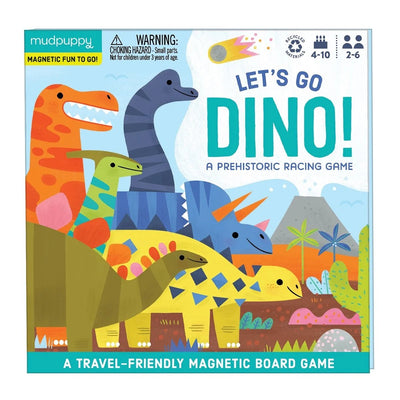MUDPUPPY - Let's Go Dino , Magnetic Game 4+ - Le CirQue Kidsconceptstore