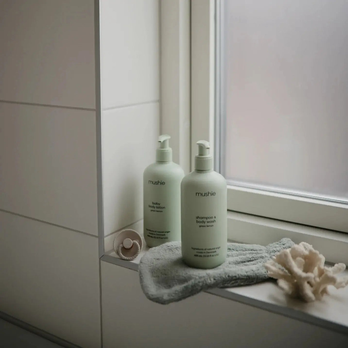 MUSHIE - Baby Body Lotion - Green Lemon (400ml) - Le CirQue Kidsconceptstore