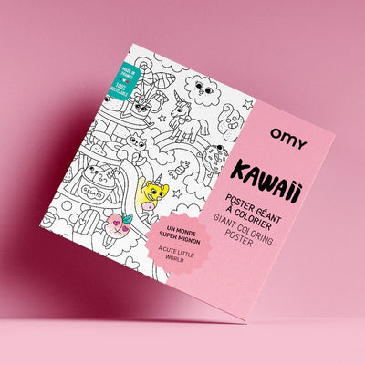 OMY - Kleurposter Kawaii (70 cm x 100 cm) 6+ - Le CirQue Kidsconceptstore