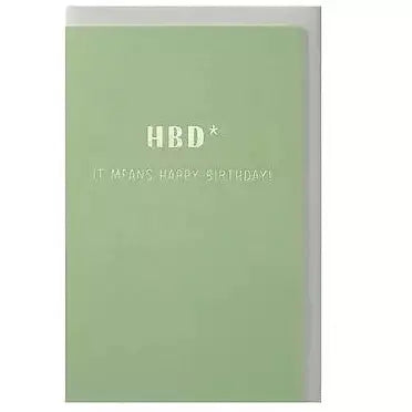 PAPETTE - Wenskaart - HBD* (Shades) - Le CirQue Kidsconceptstore