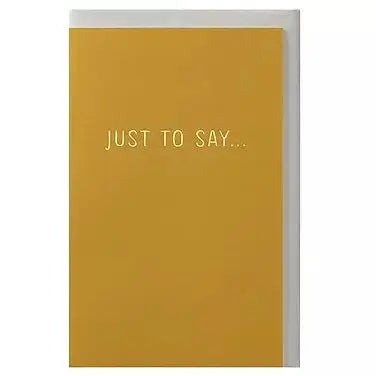 PAPETTE - Wenskaart - Just To Say (Shades) - Le CirQue Kidsconceptstore