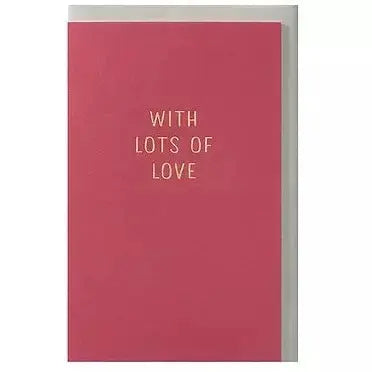 PAPETTE - Wenskaart - With lots of love (Shades) - Le CirQue Kidsconceptstore