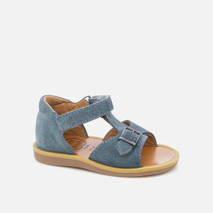 POM D'API - Poppy Easy Mineral Blue Sandal - Le CirQue Kidsconceptstore