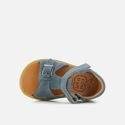 POM D'API - Poppy Easy Mineral Blue Sandal - Le CirQue Kidsconceptstore