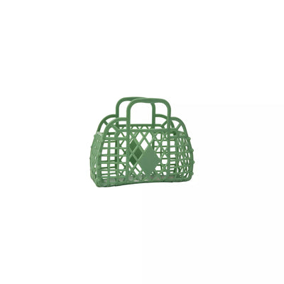 SUNJELLIES - Retro Basket Olive (3 sizes) - Le CirQue Kidsconceptstore