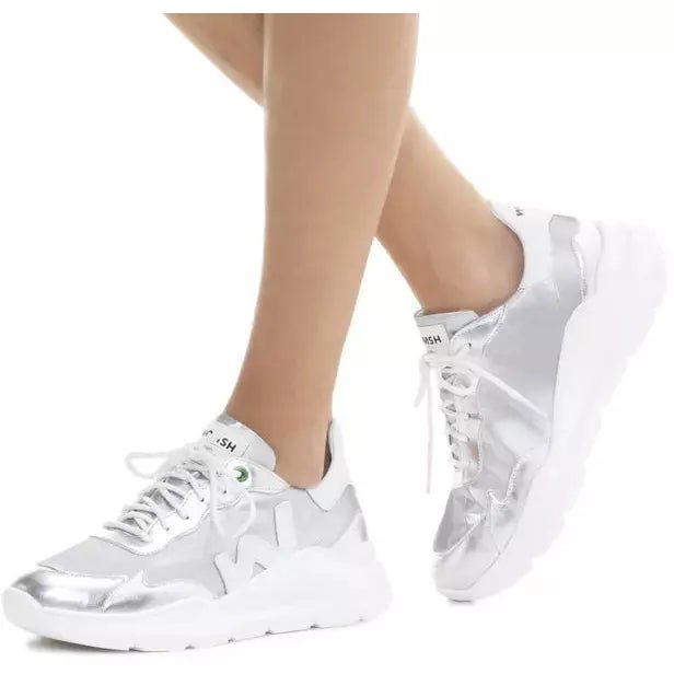WOMSH - Vegan Sneaker Wave Silver - Le CirQue Conceptstore
