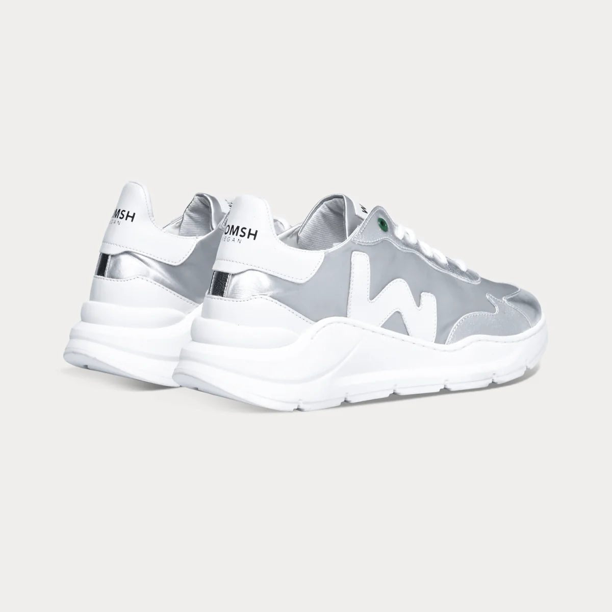 WOMSH - Vegan Sneaker Wave Silver - Le CirQue Conceptstore