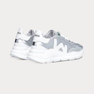 WOMSH - Vegan Sneaker Wave Silver - Le CirQue Conceptstore